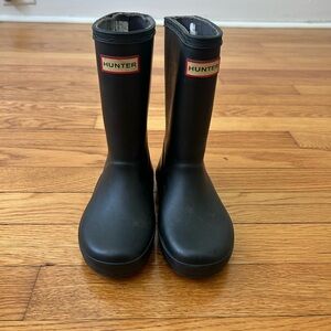 Hunter Classic Kids  Navy Blue Rain Boots